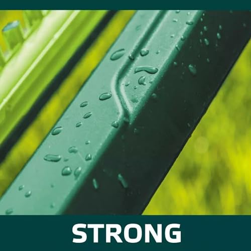 Verto Spruzzatore Per Prato Fino A 285 M2, Larghezza Fino A 19 M X 15 M, 18 Ugelli Di Uscita – Spruzzatore Oscillante Per Il Giardino – Irrigatore Quadrato Con Intensità Regolabile | Ago Per La - 8