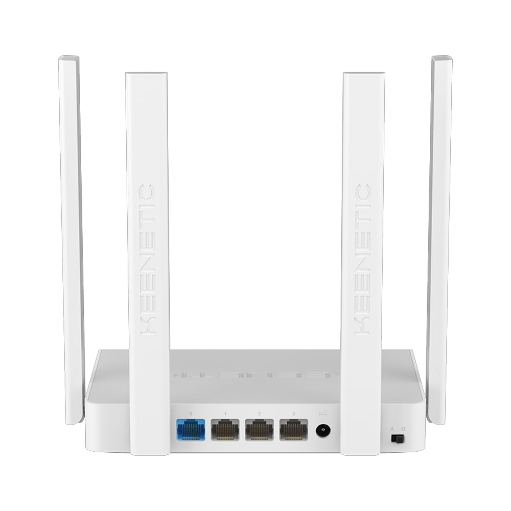 Keenetic Speedster Router/Extender Gigabit Wi-Fi 5 mesh AC1200 con smart switch Gigabit a 4 porte