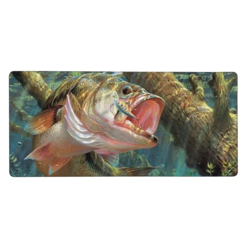 Tapis de souris grand format pour ordinateur fini les glissements avec la base caoutchouc 40x90