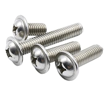 M2 x 5mm Phillips Drive Pan Washer Head Machine Screw Stainless Steel Pack 100-piece