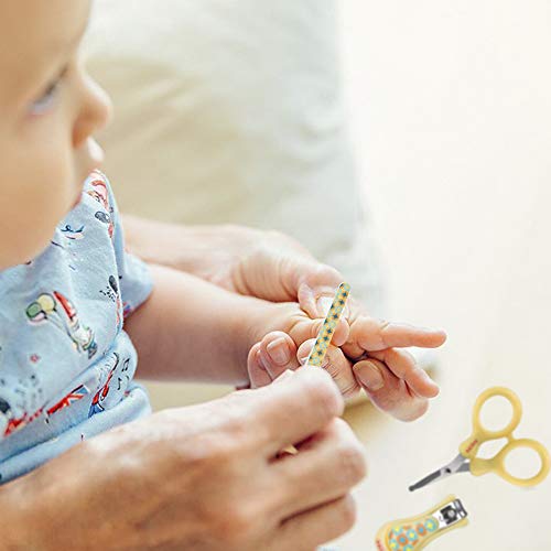 Kit Manicure Infantil, Amarelo Bebê, Nûby