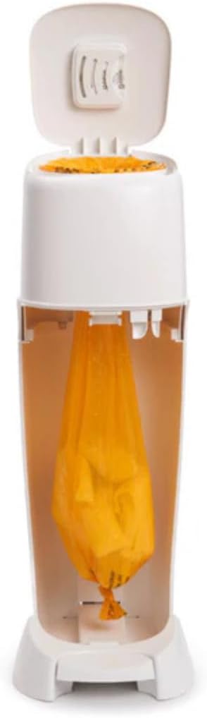 Munchkin A&H Diaper Pail Refill Rings, 4-Pack Holds Up to 1,088 Diapers Total + 50 Diaper Sacks, Lavender Scent, 7-Layer Bags,