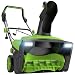 STEELITE 20 Inch Corded Electric Snow Blower, 15 Amp, Dual LED Lights, Adjustable Chute