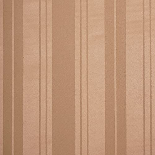 Image of 243 cm (8 ft) Waterproof Shower Curtain with Eyelets | Window Polyester Fabric Strips Design | Beige Colour | (Pack of 2) | Waterproof Fabric Bathroom Shower Curtain | 243 L x 121 W cm