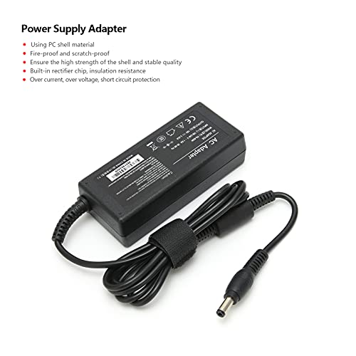 Adaptador de fonte de alimentação para Toshiba, adaptador de fonte de alimentação 65W 19V 3,42A com