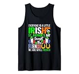 Irish On Patrick's Day Proud Except French Funny Parades Tank Top