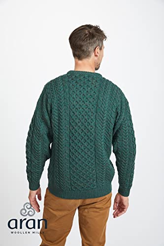 Aran Woollen Mills A823 Men'S Irish Traditional Wool Pullover Sweater thumb #1
