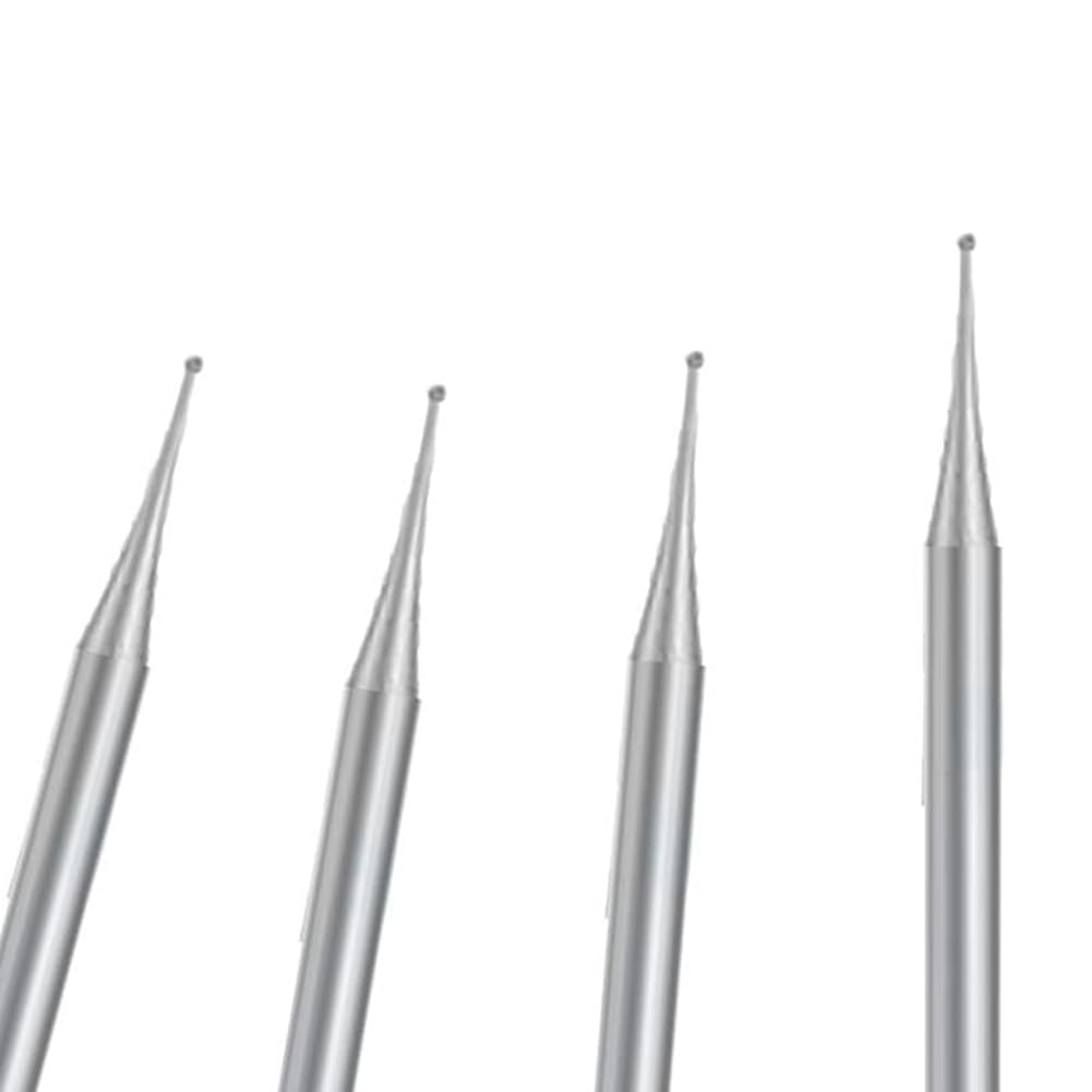 6-Teiliges Kugelfräser-Set, Kugelfräser mit 3/32-Schaft, Schmuckschnitzbits (2,1 Mm), Langlebig, Einfach zu Verwenden