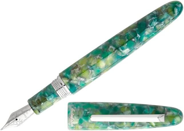 Sea Glass Esterbrook Estie Standard Fountain Pen, Palladium Trim