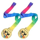 GATHINESS Medallas de Ganador de Taekwondo en Metal Ligero, 2 Piezas Cordón, Ideales para Competiciones y Celebraciones Deportivas