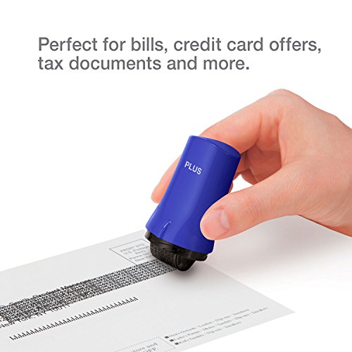 Image of Guard Your ID Confidential Security Roller Set Advanced 2.0 for Identity Theft Protection Redacting (Regular 3-Pack, Blue)