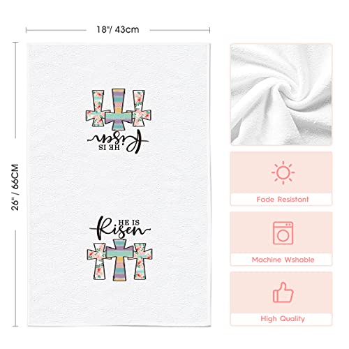 Artoid Mode Some Bunny Loves You Bless This Home He Is Risen Happy Easter Home Kitchen Towels, 18 X 26 Inch Holiday Spring Ultra Absorbent Drying Cloth Dish Towels For Cooking Baking Set Of 4 #TOP5