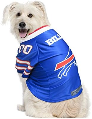 Littlearth NFL Buffalo Bills Premium Pet Jersey, Team Color, X-Large - 2