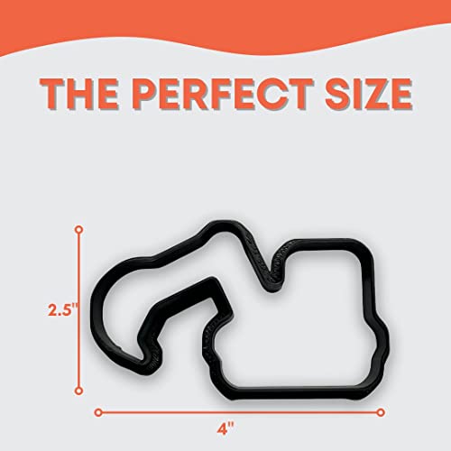 Excavator Construction Cookie Cutter With Easy To Push Design, For Baby Showers, Work Events, And Birthday Celebrations (4 Inch) #TOP1