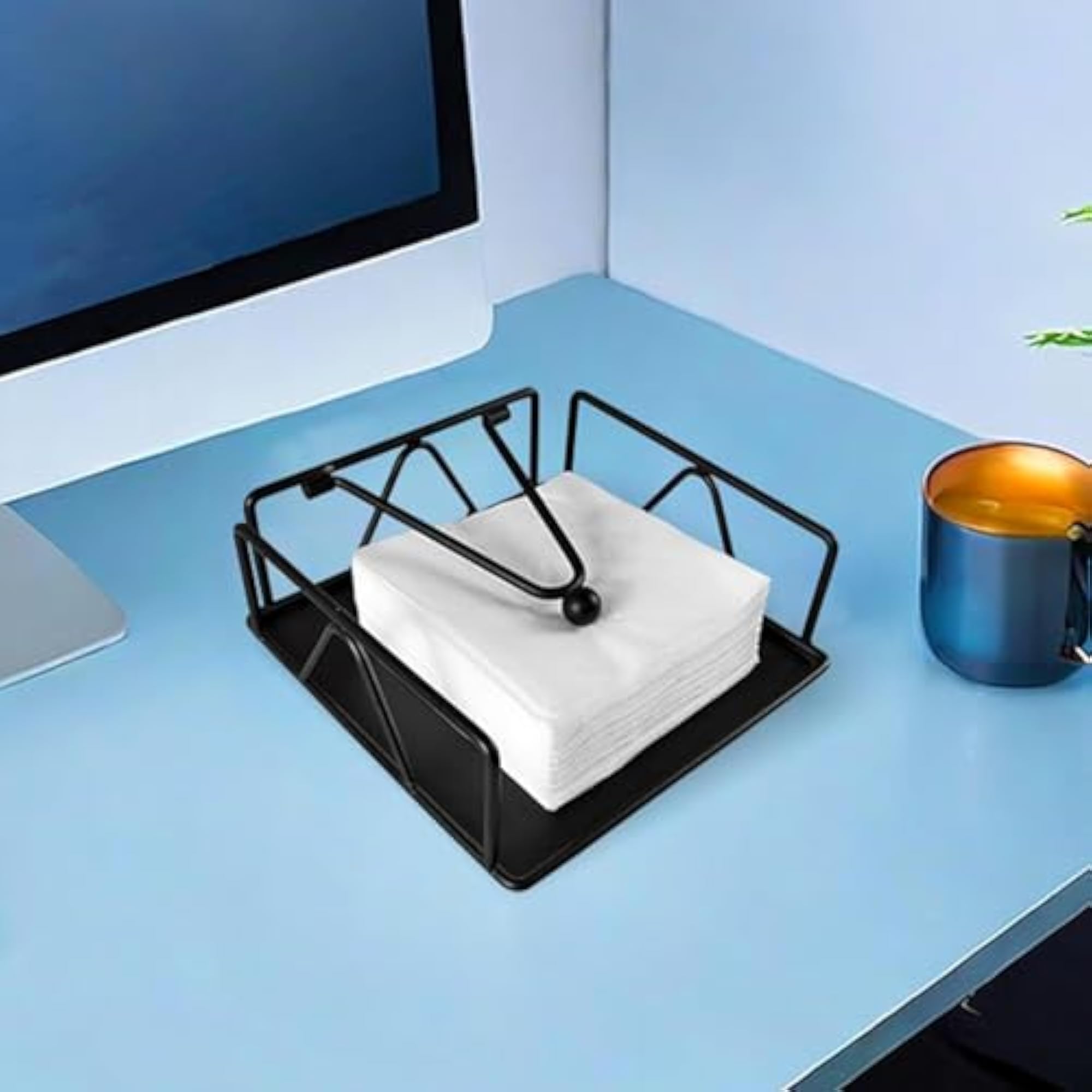 Elegant Metal Napkin Holder for Kitchen
