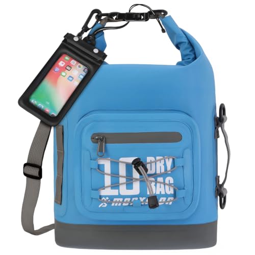 Image of MORXPLOR Dry Bag Waterproof,5L /10L /20L /30L /40L /55L Roll Top Dry Bag Backpack with WaterProof Phone Case for Swim,Kayak