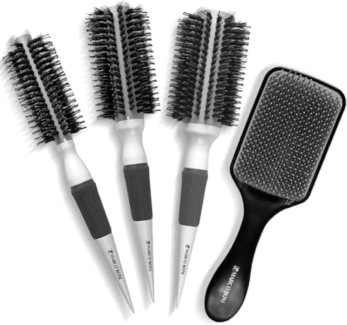 Kit 3 Escovas Profissionais Ceramic Modelo Raquete Free Flex, Ide...