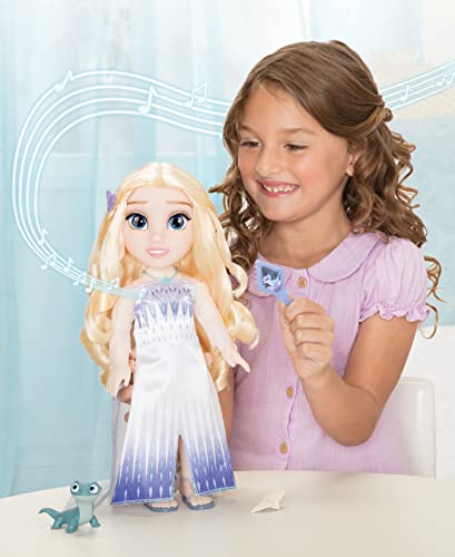 Muñeca Elsa Cantante Amiga Bruni Frozen miniatura 2