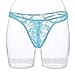 Full Lingerie Underwear Sexy Sexy Men's Men's Fashion lace Strap Underwear (Sky Blue, One Size)
