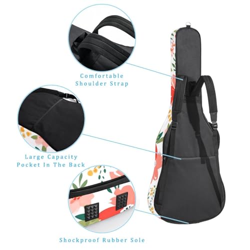 Sac pour guitare imperméable anti-choc fini les accessoires perdus