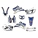 Pegatinas de Motocross WRF250 WRF450 2006 2005 Equipo Gráficos Pegatinas para Yamaha WR250F WR450F 2005 2006 250WRF 450WRF (Color : 3)