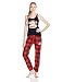 Paul Frank Women's Julius Academy Red Plaid Pajama Set