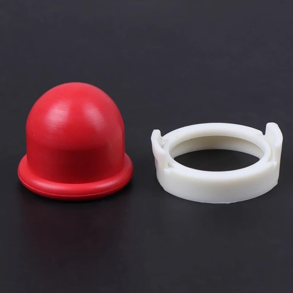 50pcs/Pack Primer Bulb Compatible with B&S 694394 494408 Engine Red Carburetor Oil Primer Bulb Pump Cup