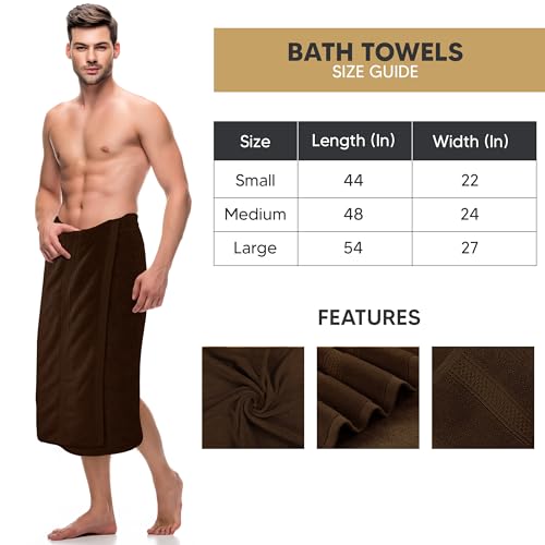 Utopia Towels 4 Pack Premium Bath Towels Set, 27 by 54 Inches, 100% Ring Spun Cotton 600GSM, Lightweight and Highly Absorbent Quick Drying Towels, Perfect for Daily Use, Dark Brown - Image 3