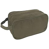 Fox Outdoor Products Canvas Toiletry Kit, Olive Drab