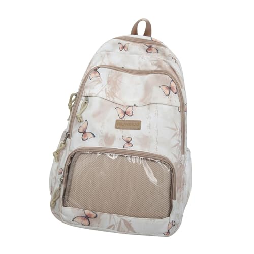Mochila escolar grande de anime con compartimentos para estudiantes y jóvenes