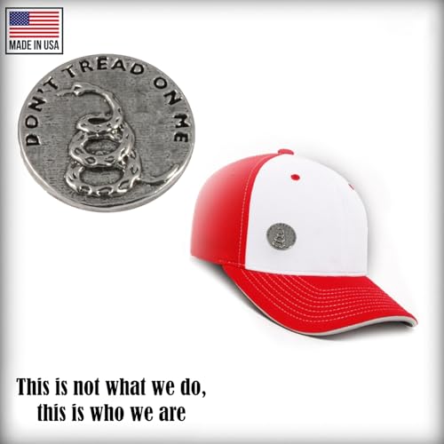 Don’t Tread on Me Pin, Pewter, 1 Inches, 100% Handmade in the USA, Gadsden Flag, Rattlesnake, Patriotic, Realistic, Metal, Lapel, Hat, Brooch, Gift, Jewlery, Over 3100 Unique Designs