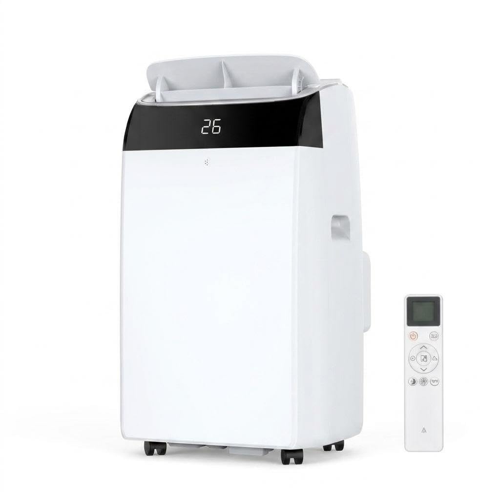 Aptliton 10000 BTU Air Conditioner, 3-in-1 Mobile AC with Cooling, Dehumidifier & Fan – 24H Timer, Remote Control, Quiet Operation, Window Kit