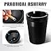 Wuyaoyao 2PCS Car Ashtray, Automotive Self-Extinguishing Ashtray with Lid Smell Proof, Smokeless Ashtrays for Car Cup Holder, Portable Vehicle Cigarette Ash Holder Trash Can for Home Office