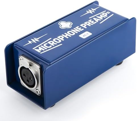 FC-1 Dynamic Mic Preamp Gain Booster | Ultra-Clean Gain Amplifier...