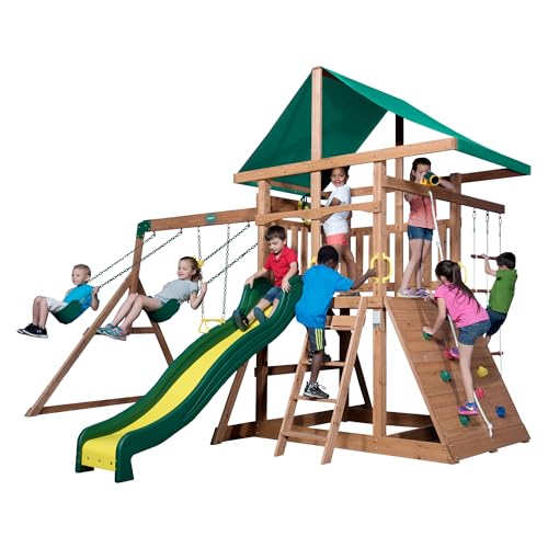 Backyard Discovery Mount McKinley Cedar Wood Swing Set