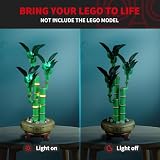 BRIKSMAX Zestaw oświetlenia LED do Lego-10344 Lucky Bamboo - zestaw oświetleniowy kompatybilny z Lego The Botanical Collection zestaw budowlany - nie zawiera zestawu Lego