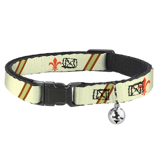 Collar para Gato Evita Asfixia Ajustable de 20-30 cm Flor de Lis 2