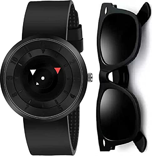 SELLORIA Brand Black DIAL Style Analog Round Unique Pointer Black Wayfarer for Boys and Mens and Kids Analog Watch - for Boys (B09DYJ44J7) Amazon Price History, Amazon Price Tracker