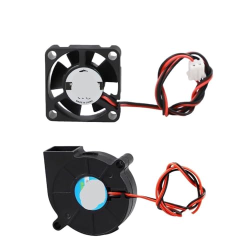 A8 A6 5015 4010 3010 Air blower Fan 12V 24V Ultra-quiet Oil Bearing about 7500 RPM Turbo Small Fan For 3D Printer(4010 Fan(1M),2