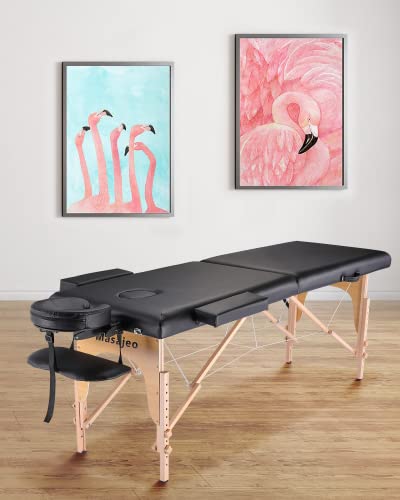 Masajeo Mesa De Massagem Profissional Cama De Massagem Portátil Para Spa Salão De Tatuagem Esteticis