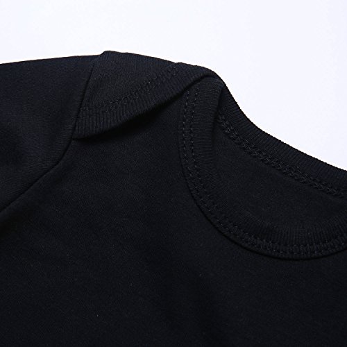 DEFAHN Baby Bodysuit Solid 2-Pack Unisex Onsies Cotton Newborn Boy Girl Undershirt Outfit 0-24 Months2