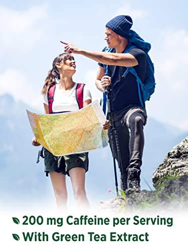 Caffeine Pills | 220Mg | 120 Count | With Green Tea Extract | Vegetarian, Non-Gmo & Gluten Free Supplement | By Nature's Truth #TOP3