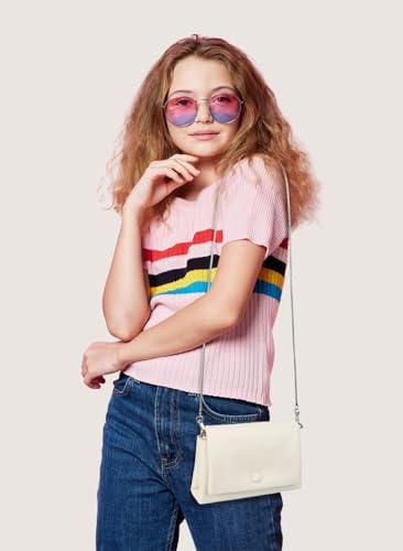 Girls’ Small Crossbody Bag,PU Leather Shoulder Purse with Chain Strap, Cute Mini Handbag for Kids,Tweens,Girls,Miss3