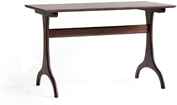Computer Desk Side Table Retro Solid Wood Small Apartment Living Room Kitchen Dining Table, Home Study and Work Office Furniture Gaming Desk Large Desk