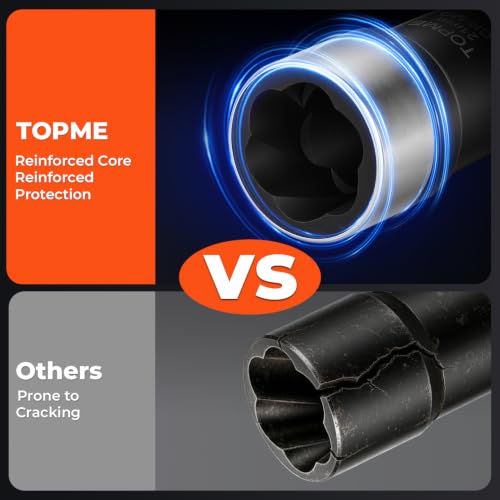 topme 10 Piece Wheel Lock Removal Kit