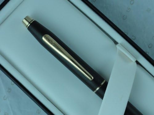 Cross Made in The USA Century Matte Black & 23kt Gold Gel Ink selectip Rollerball Pen.Among The Very Few Made in USA pens Out There Today