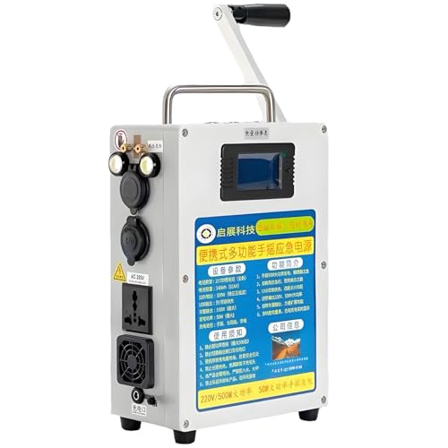 Generador Manual Portátil ByBoDi 46AH/500W 220V/110V miniatura 1