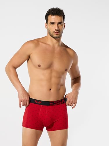 Image of ESSA Men's Cotton Trunks (Pack of 5) | Comfortable & Breathable Underwear, Innerwear Stylish Design | Ideal for Everyday Wear