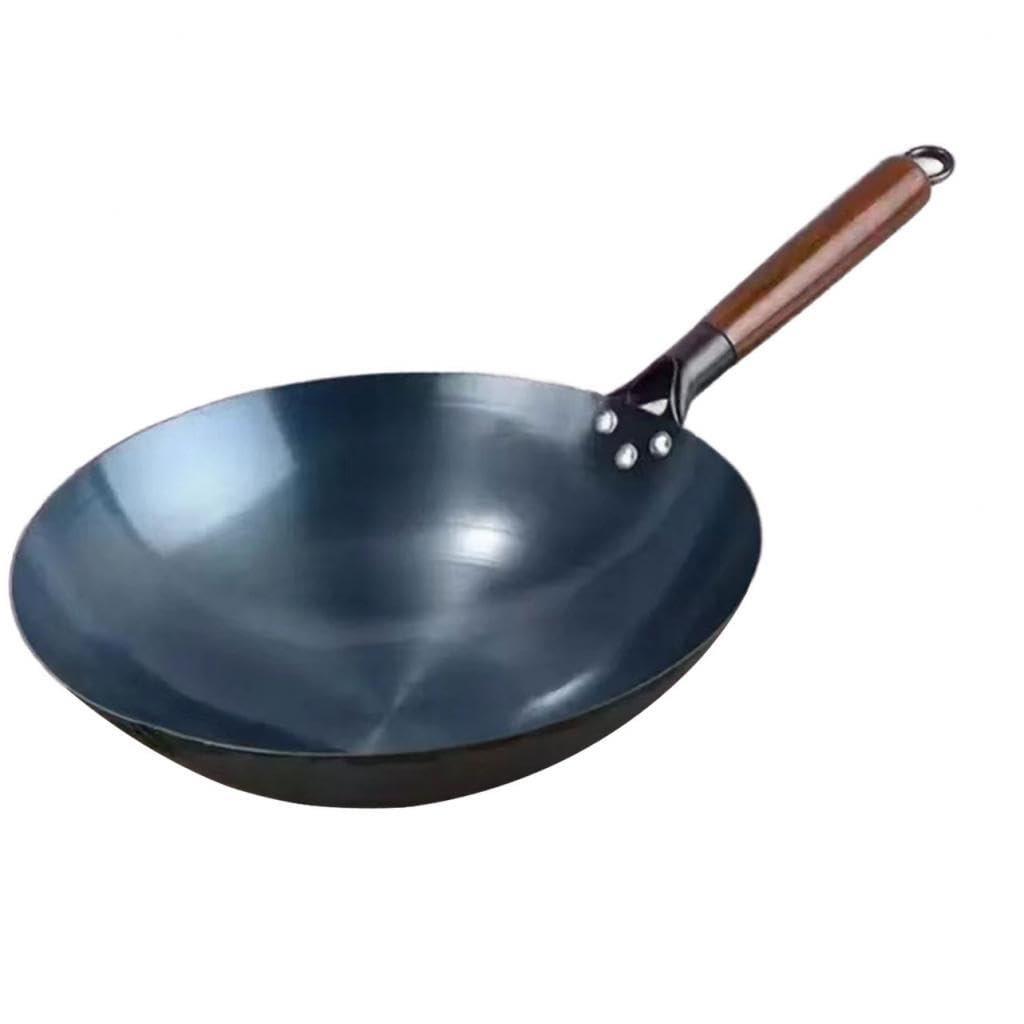 Baoblaze Panela wok antiaderente com revestimento antiaderente, panela universal com