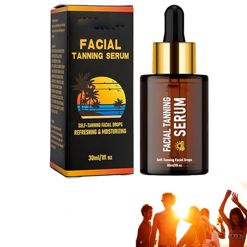 Gotas Autobronceadoras Sin Sol,Acelerador Bronceado,Gotas Bronceadoras Faciales,Potencian La Melanina De Forma, Realzan El Tono (30ML)
